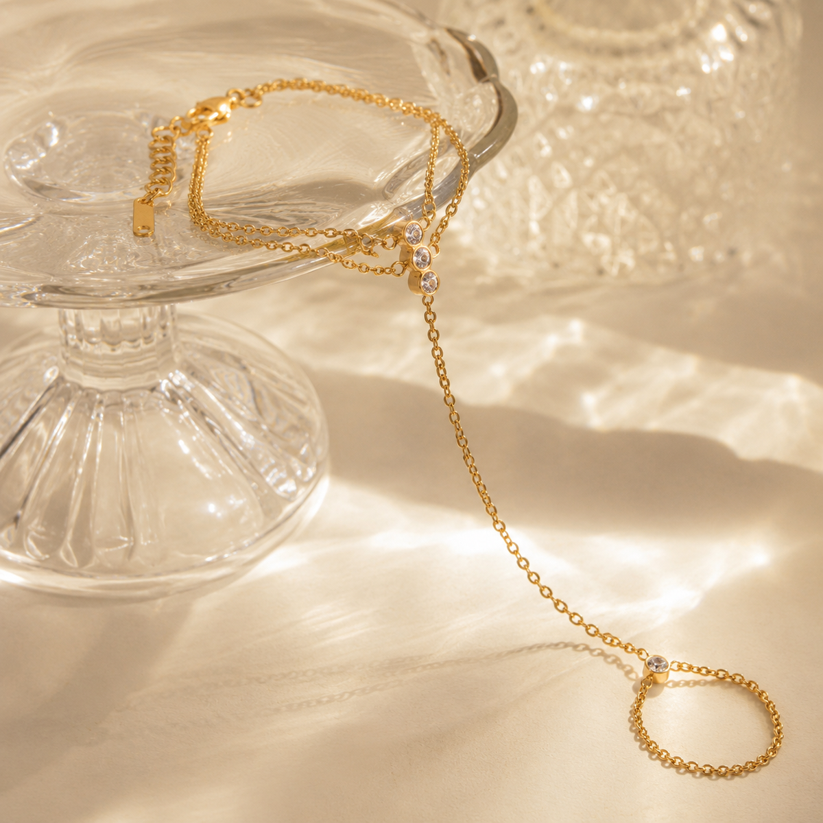Women's hand chain bracelet jewelry – ACSRY product image 2