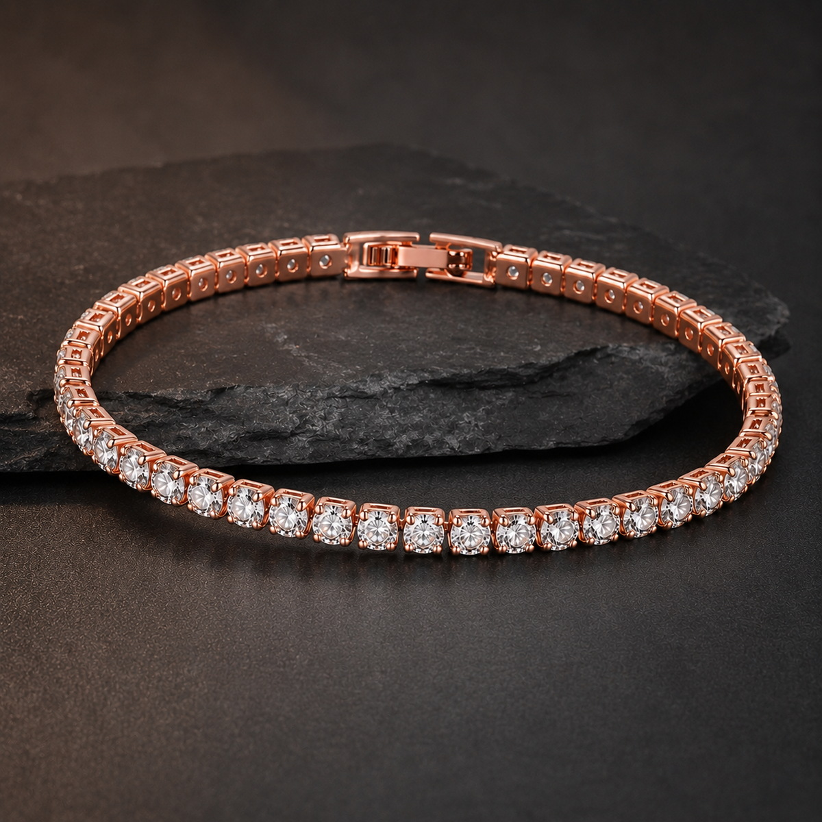 Classic tennis bracelet with sparkling stones – ACSRY product image 5