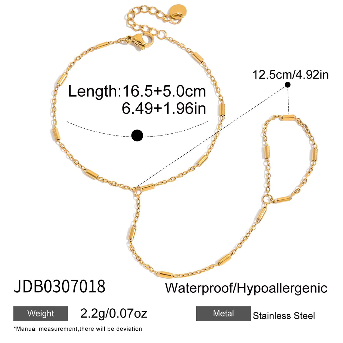 Women's hand chain bracelet jewelry – ACSRY product image 11