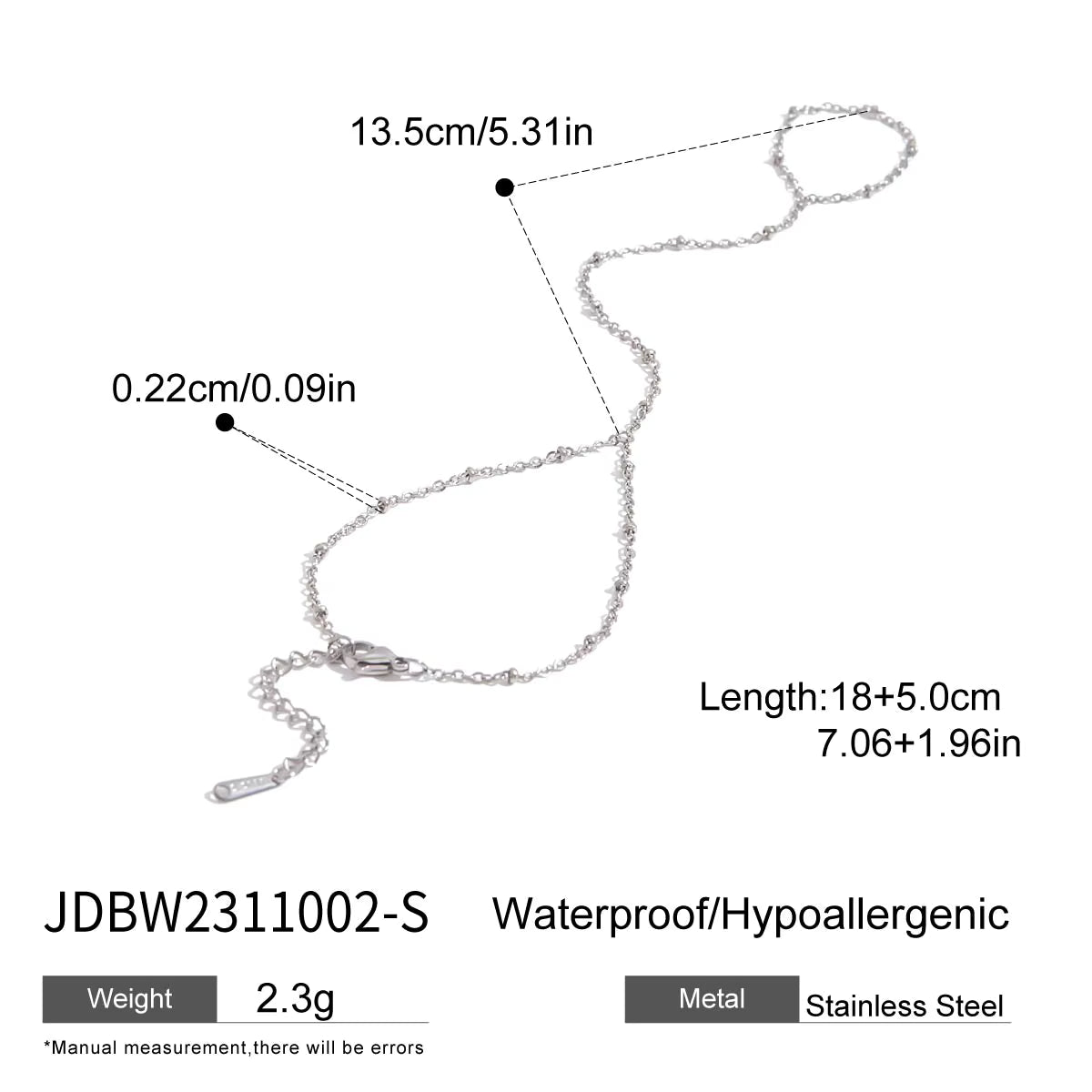 Women's hand chain bracelet jewelry – ACSRY product image 15