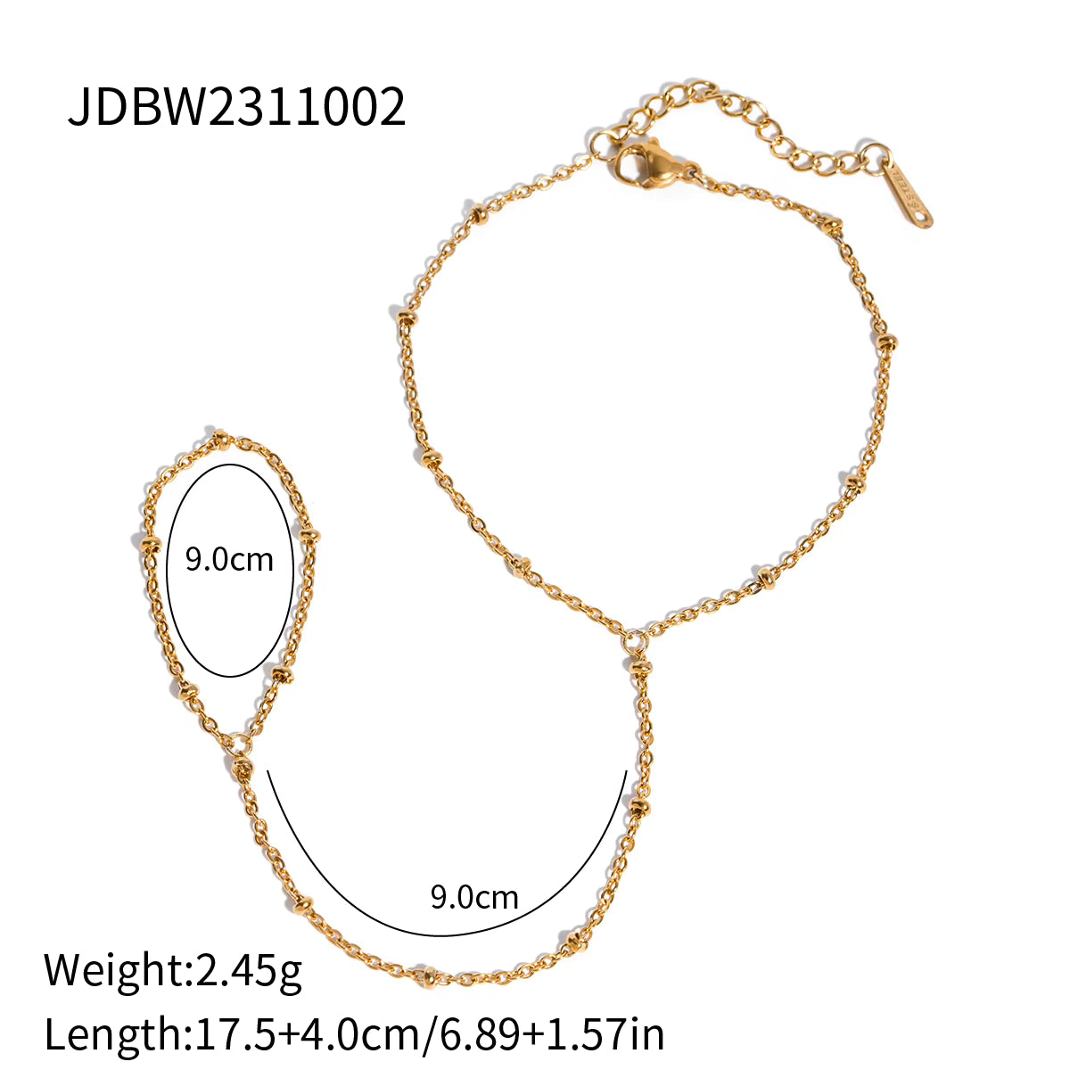 Women's hand chain bracelet jewelry – ACSRY product image 14