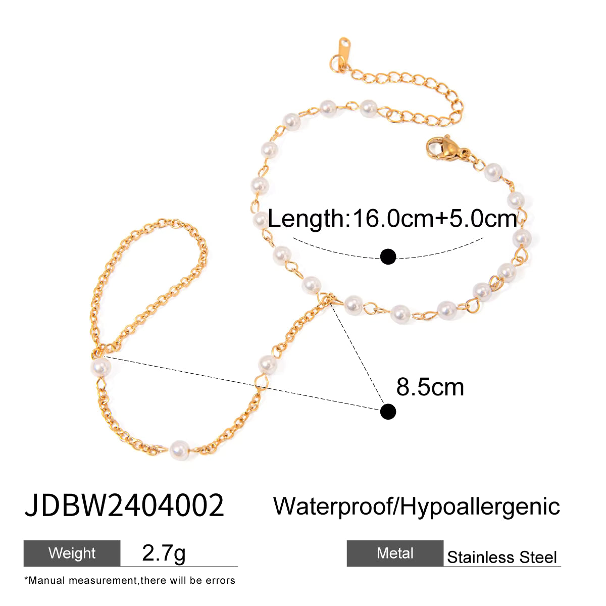 Women's hand chain bracelet jewelry – ACSRY product image 16