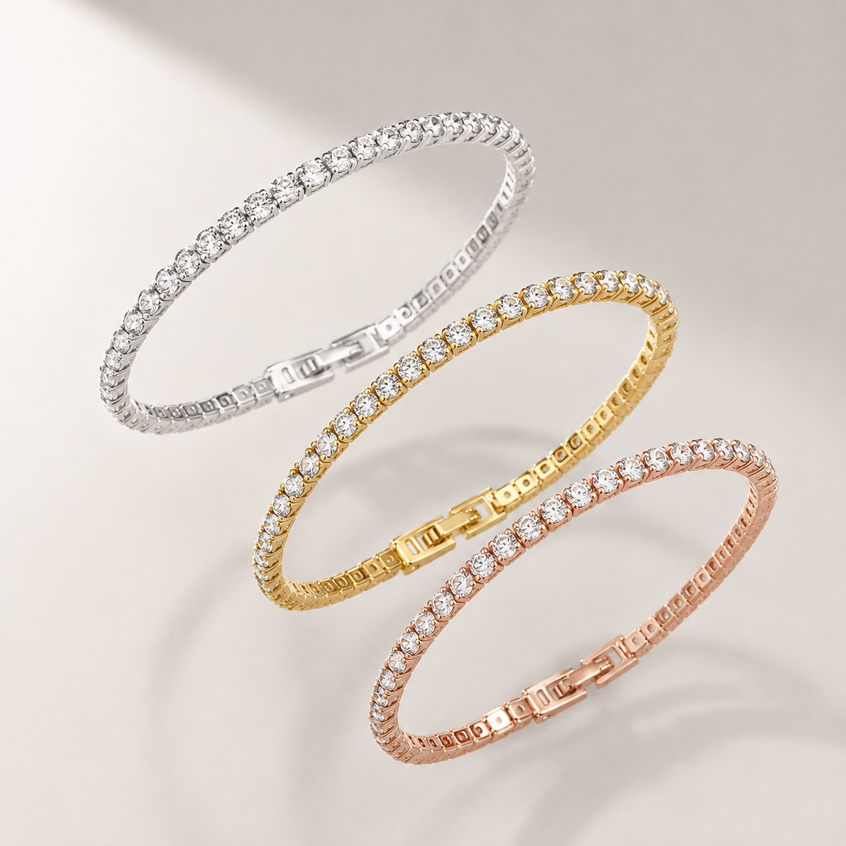 Classic tennis bracelet with sparkling stones – ACSRY product image 6