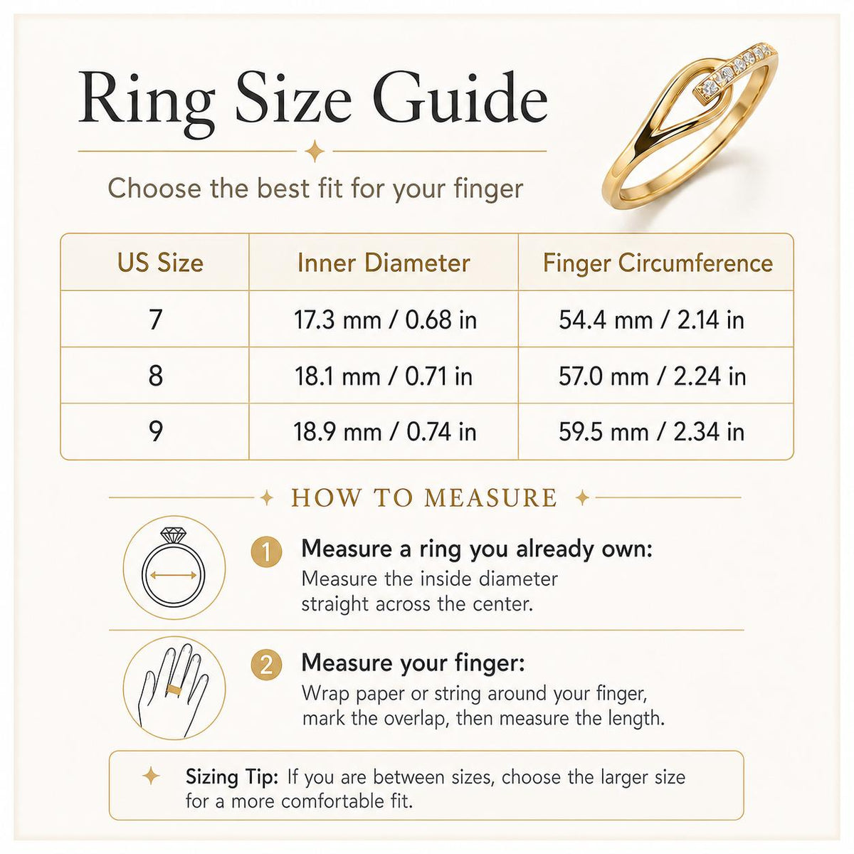 Essential Woman's Gold Jewelry Set - Gold Plated Ring and Earrings Set for Woman | ACSRY